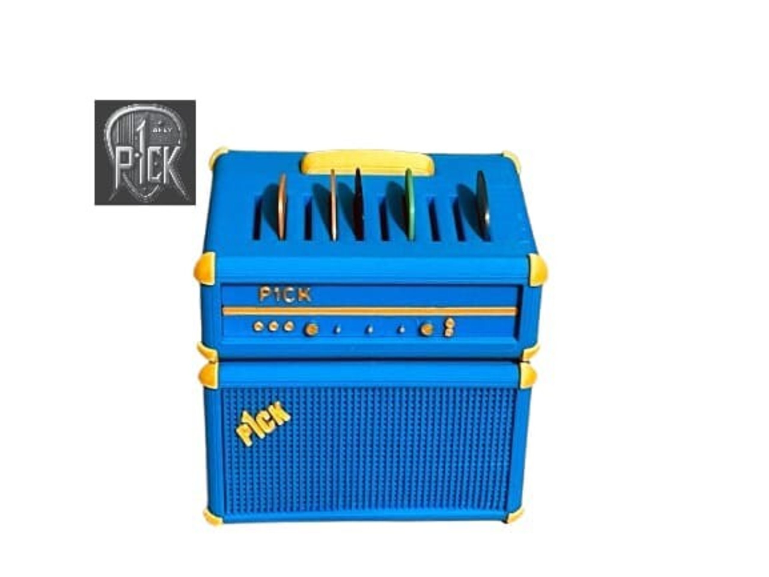 PORTAPÚAS CON LED ESTILO AMPLIFICADOR AZUL OSCURO - 5