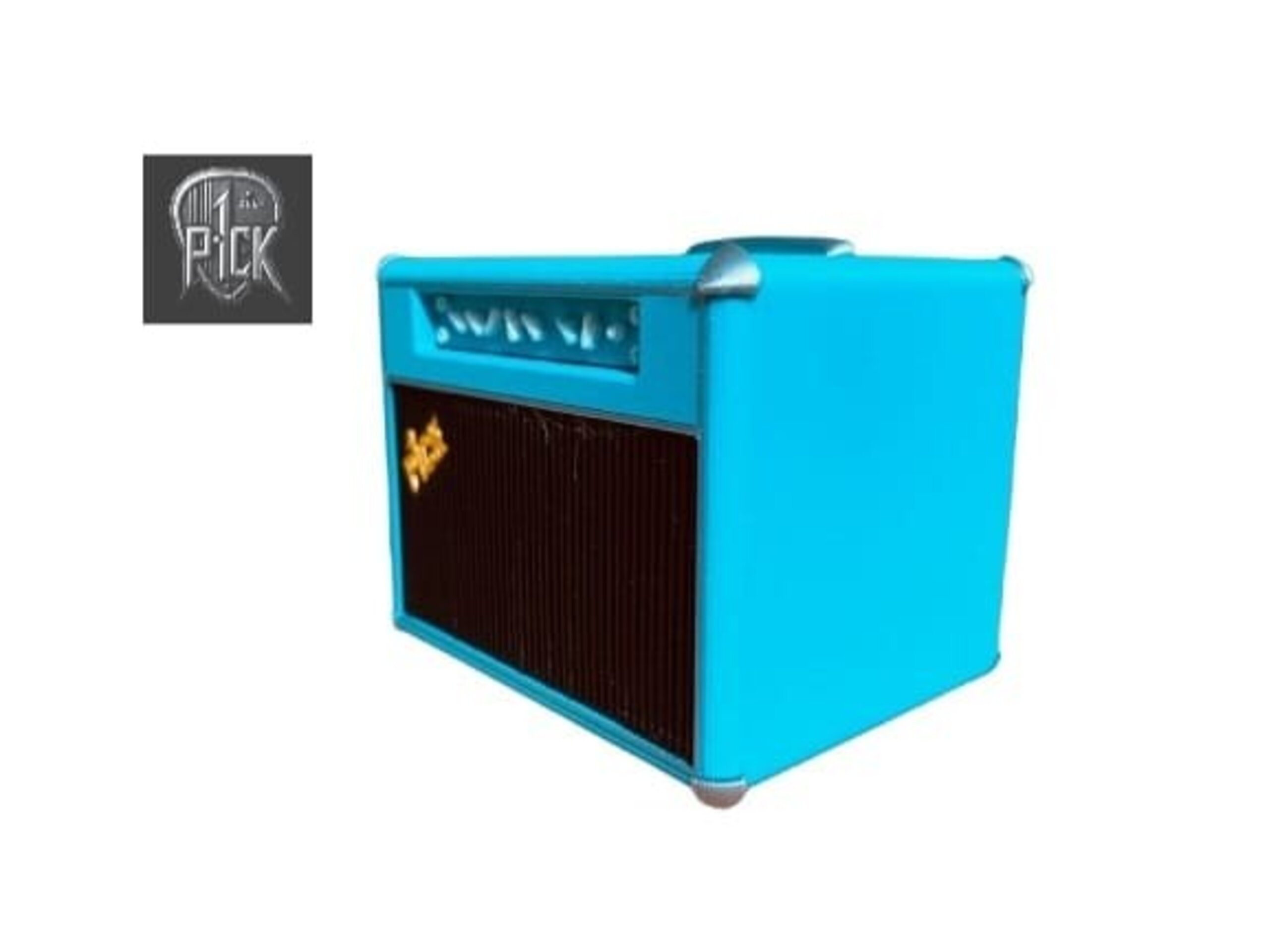 PORTAPÚAS CON LED ESTILO AMPLIFICADOR AZUL - 5