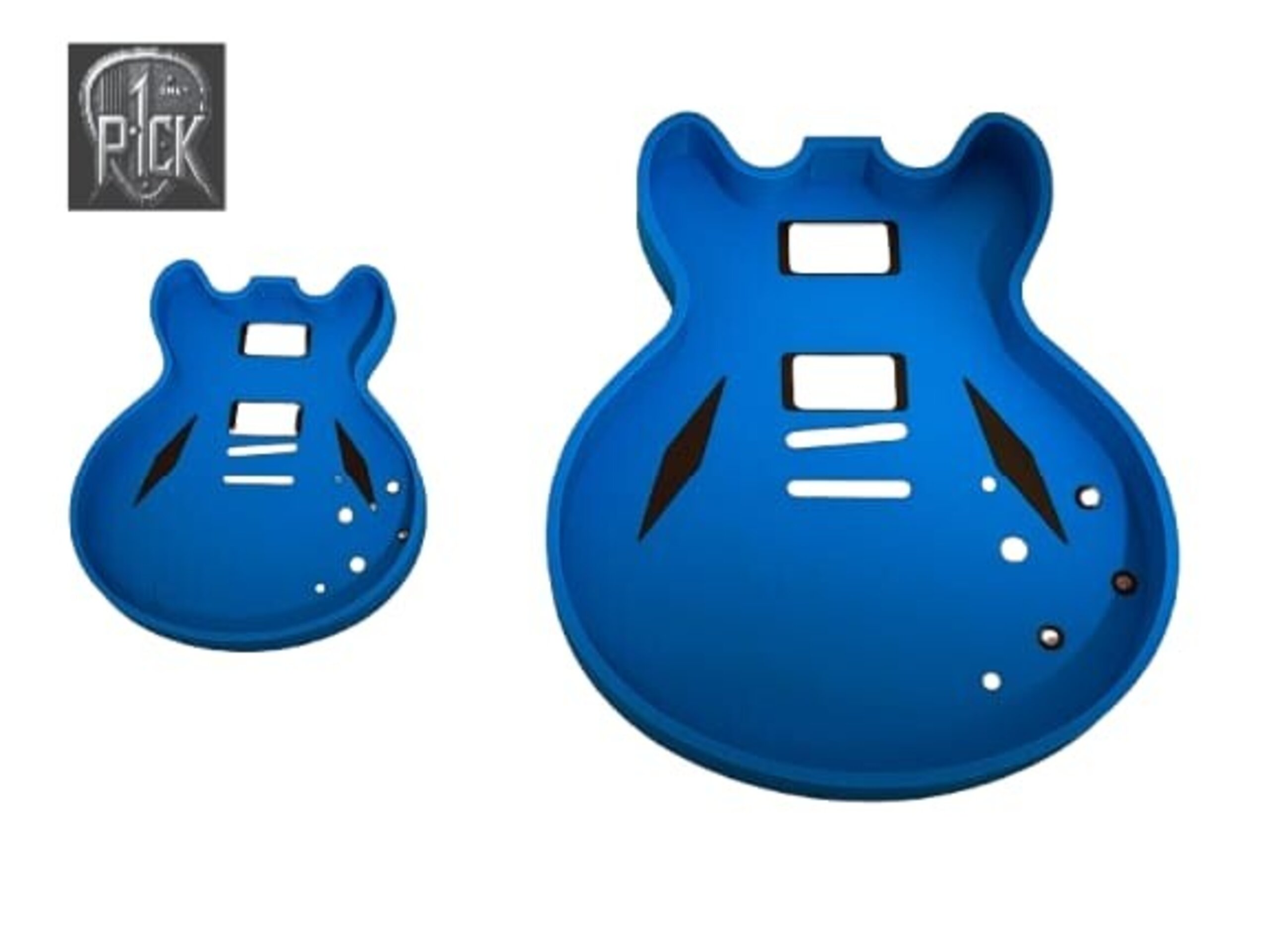 BANDEJA PUAS GUITARRA AZUL - 2