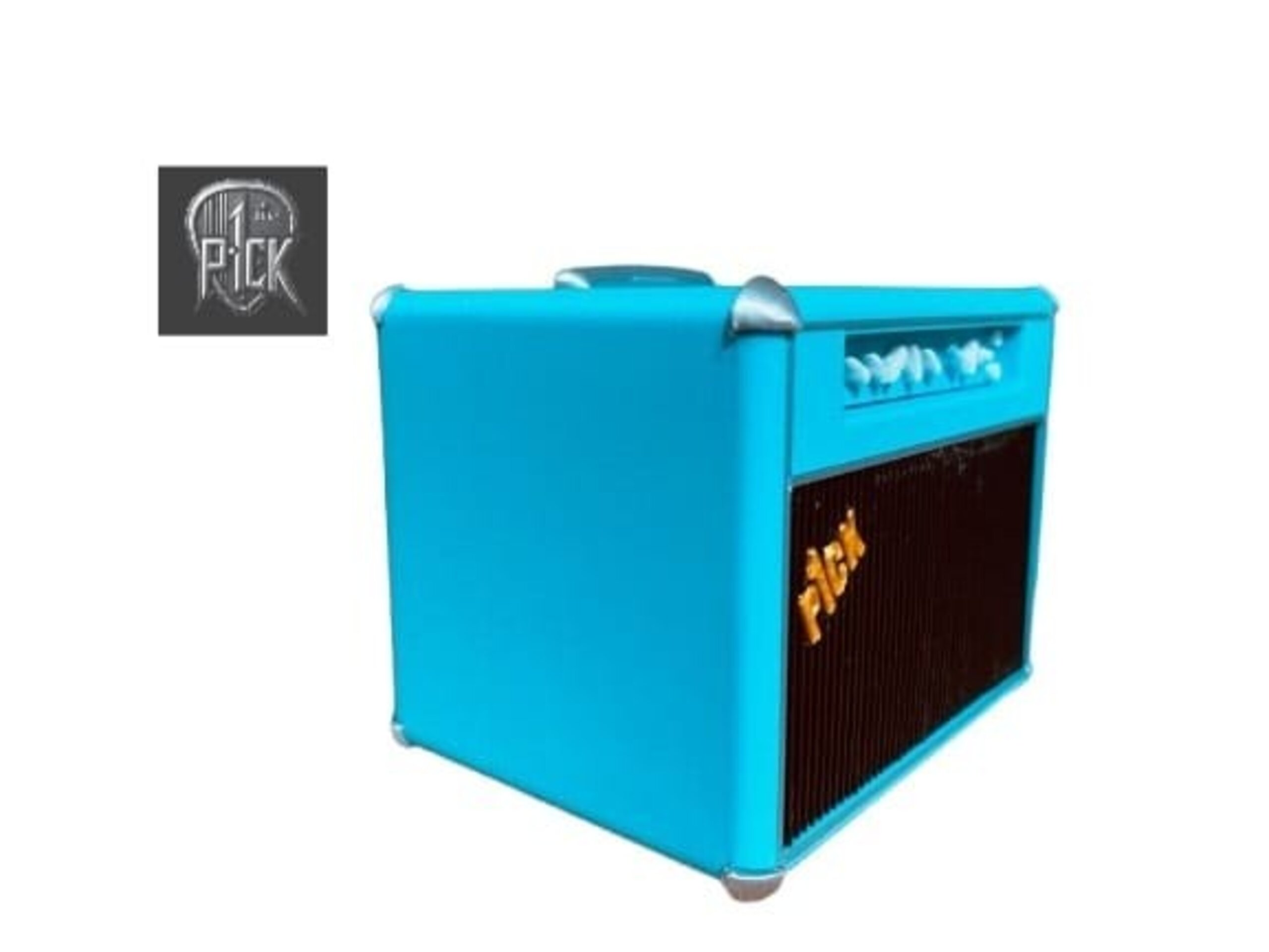 PORTAPÚAS CON LED ESTILO AMPLIFICADOR AZUL - 3