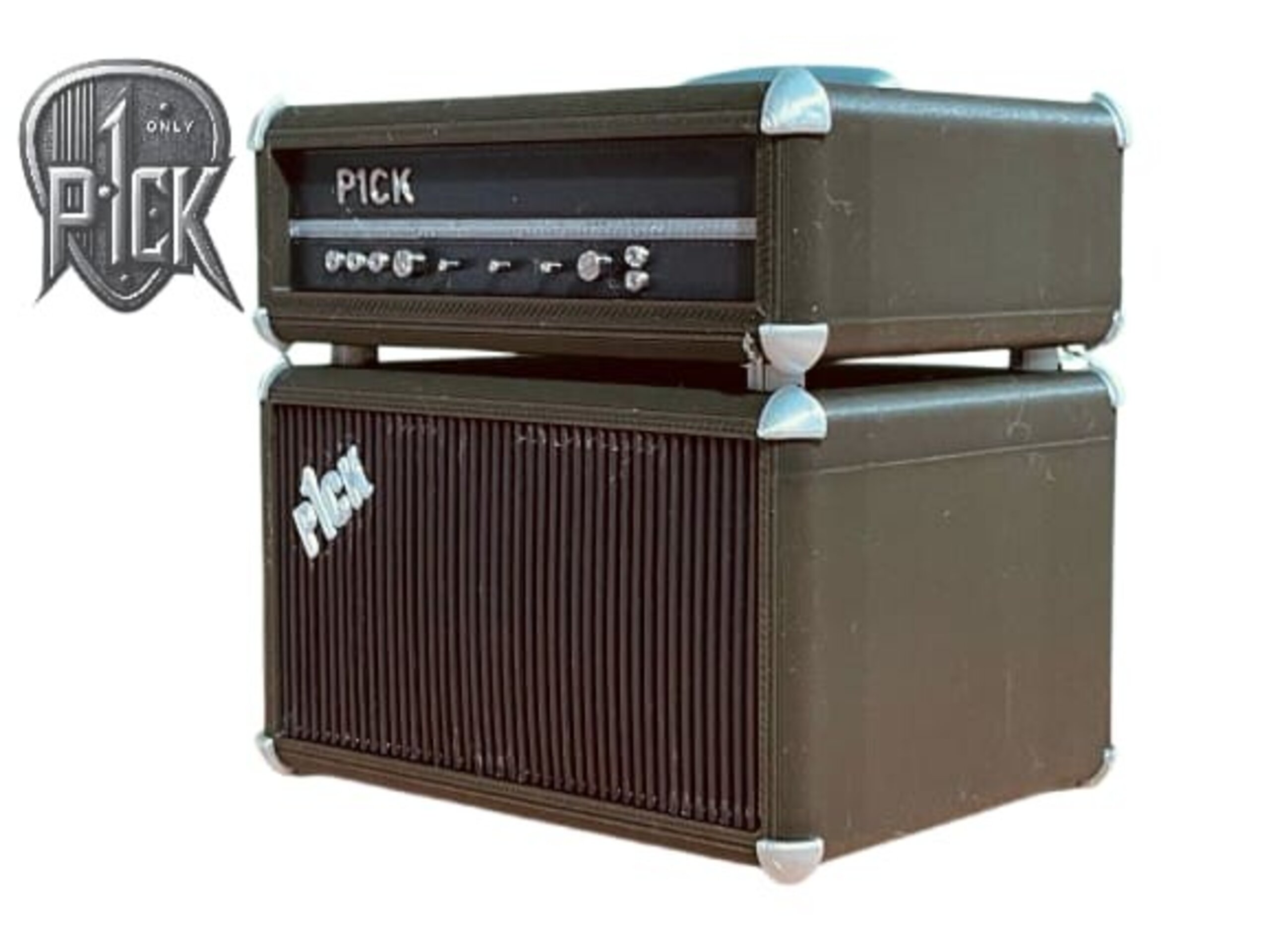 PORTAPÚAS CON LED ESTILO AMPLIFICADOR NEGRO - 2