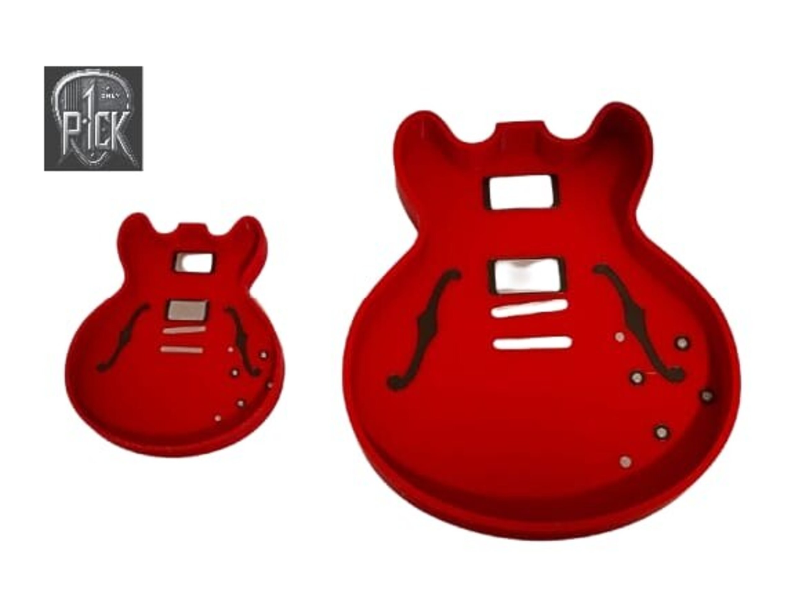 BANDEJA PUAS GUITARRA ROJO - 2
