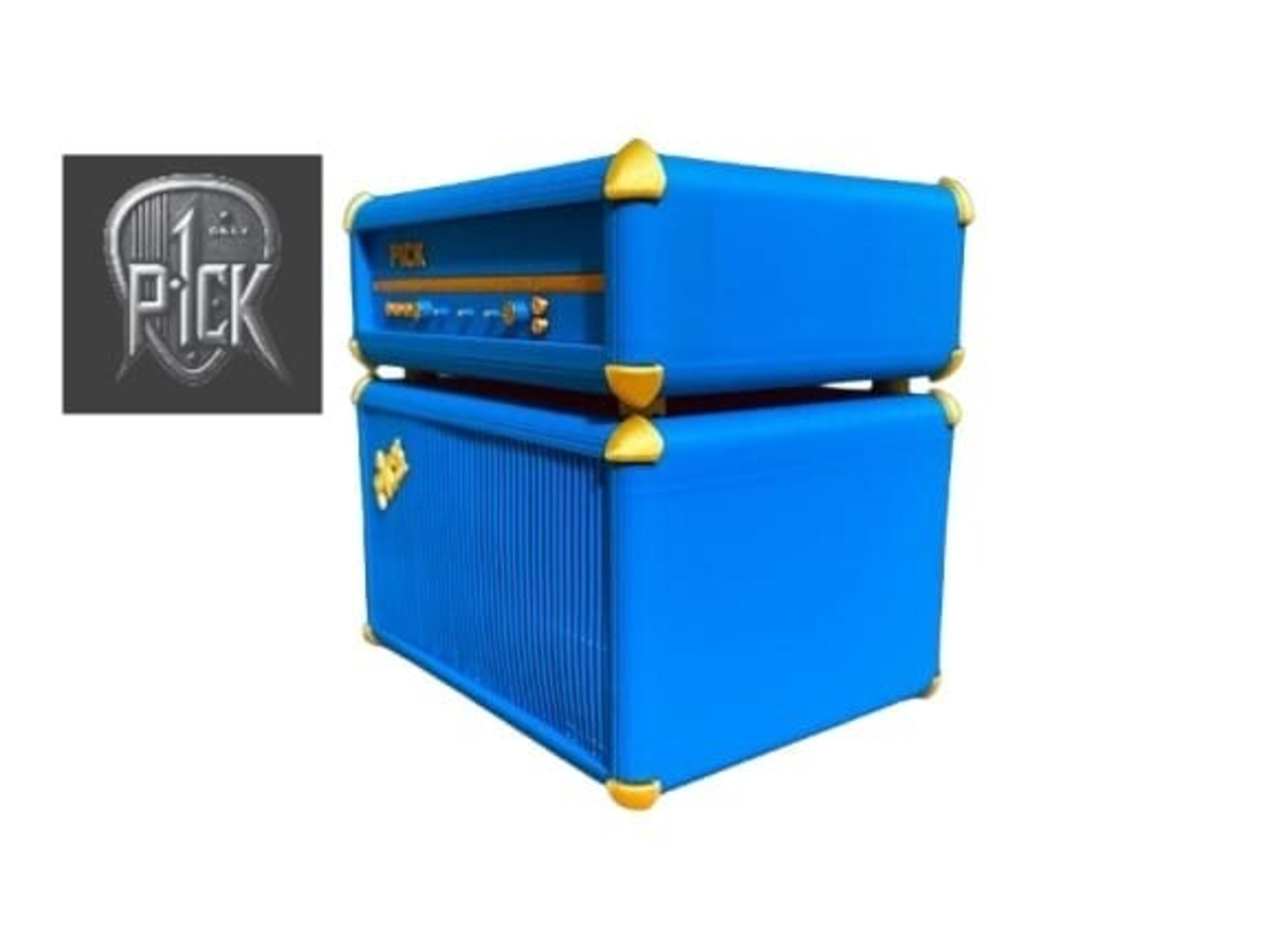 PORTAPÚAS CON LED ESTILO AMPLIFICADOR AZUL OSCURO - 6