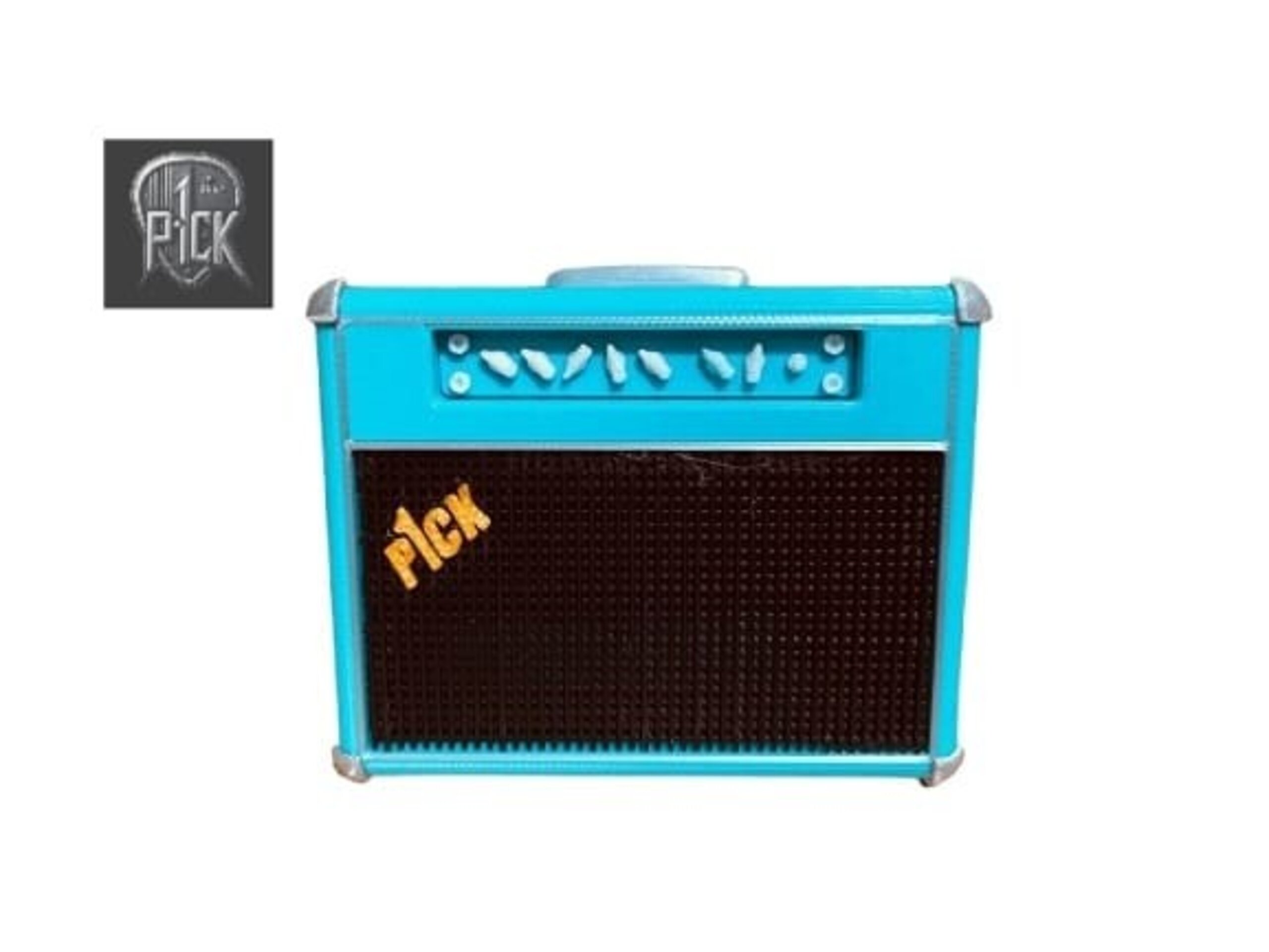 PORTAPÚAS CON LED ESTILO AMPLIFICADOR AZUL - 2